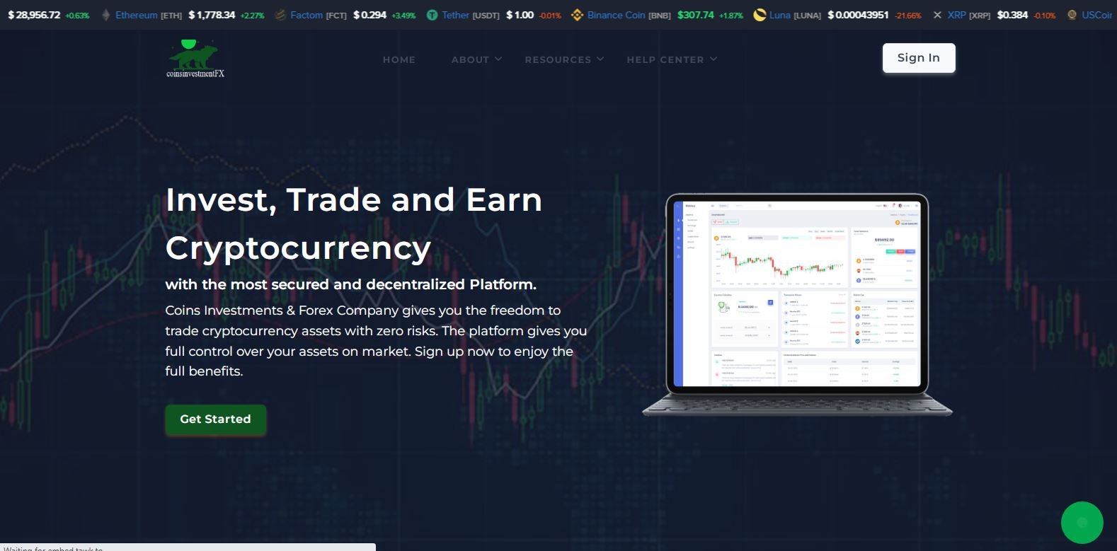 Coinsinvestmentfx review