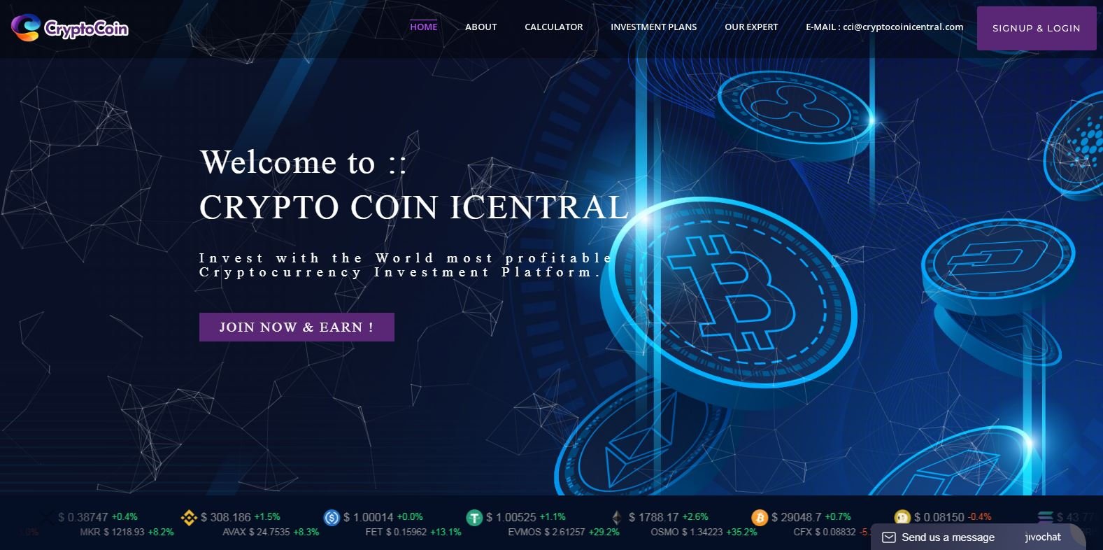 Cryptocoinicentral review