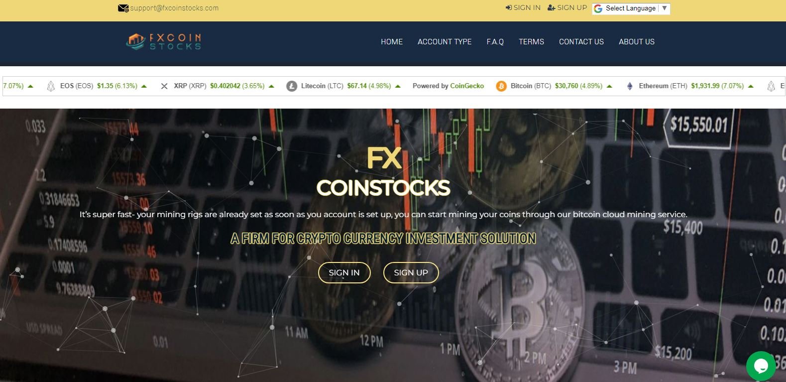 Fxcoinstocks review
