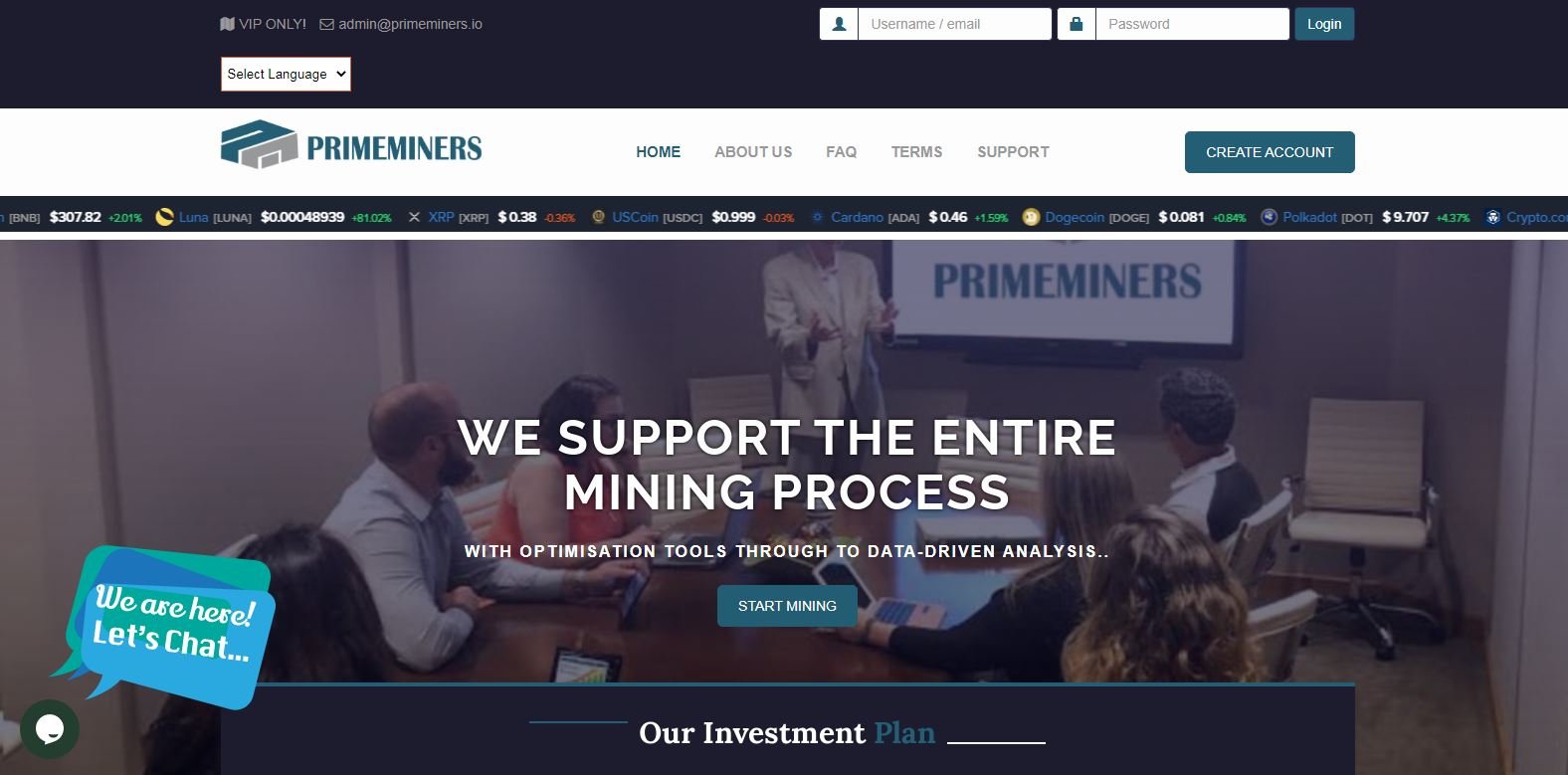 Primeminers review