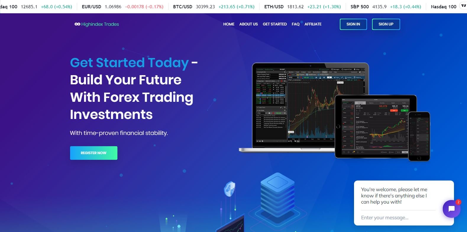HighindexTrades review